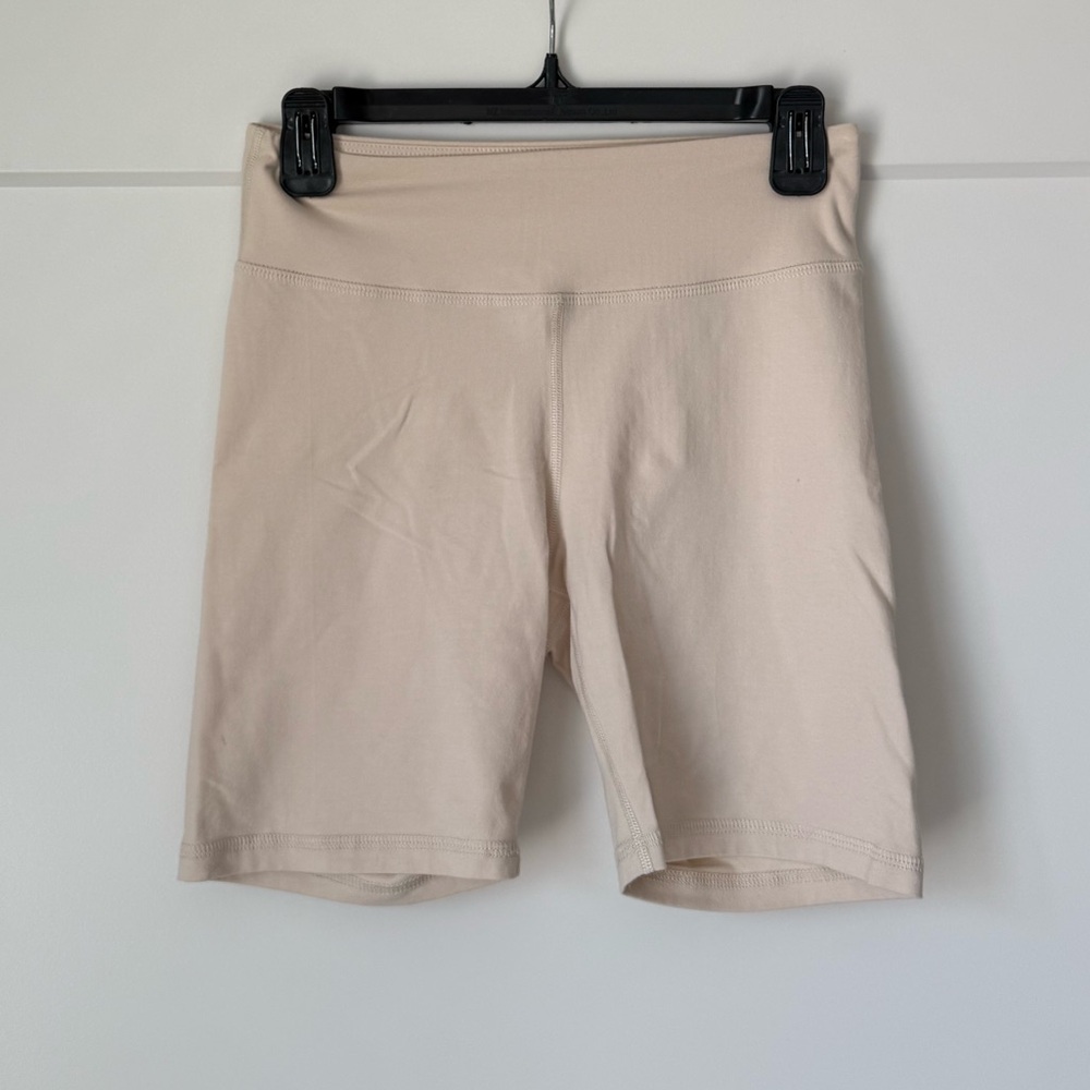 Mate The Label biker shorts in bone
